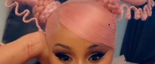 Cardi B Can't Stop Obsessing Over Her Pink Gravity-Defying Pigtails — and Neither Can We