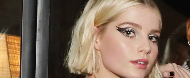 Lucy Boynton's "Galactic Kitty" Winged Liner Is as Out of This World as It Sounds