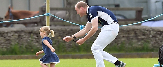 Prince William Is the Ultimate Older Cousin While Playing Chase