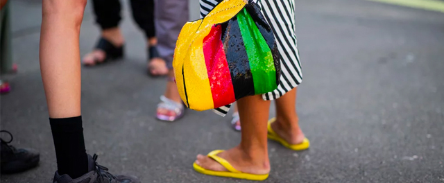 Everyone Is Wearing Flip-Flops to Fashion Week, and We Kinda Don't Hate It