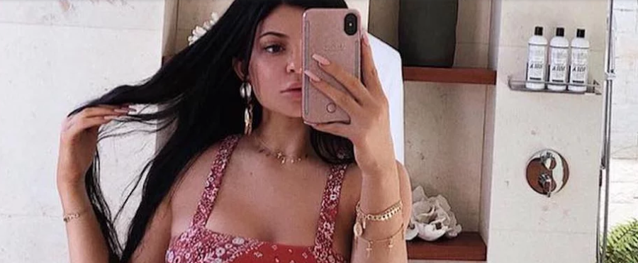 Kylie Jenner's Sexy Bandana Bikini Could Steam Up the Mirror