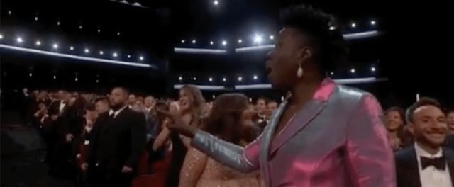 The Emmys Audience — Particularly Leslie Jones — Could Not Handle That Onstage Proposal