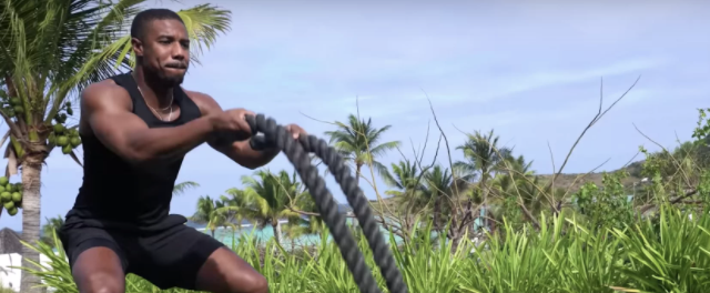 Behold Michael B. Jordan Working Out — That's It, That's the Headline