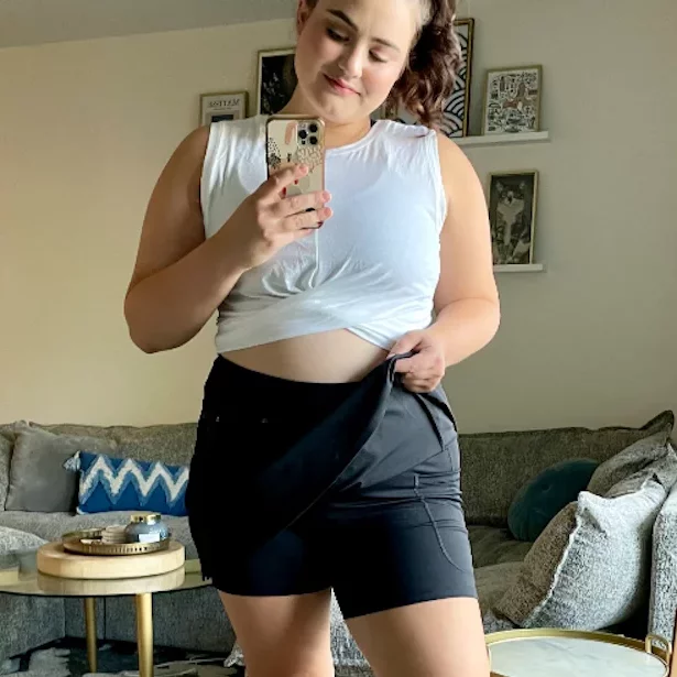 This $25 Old Navy Skort Keeps My Thighs From Chafing in the Summer Heat