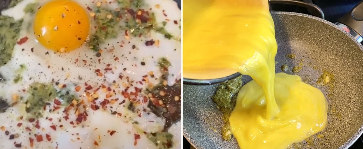 I Made TikTok's Viral Pesto Eggs, and This Is Honestly My New Favorite Breakfast