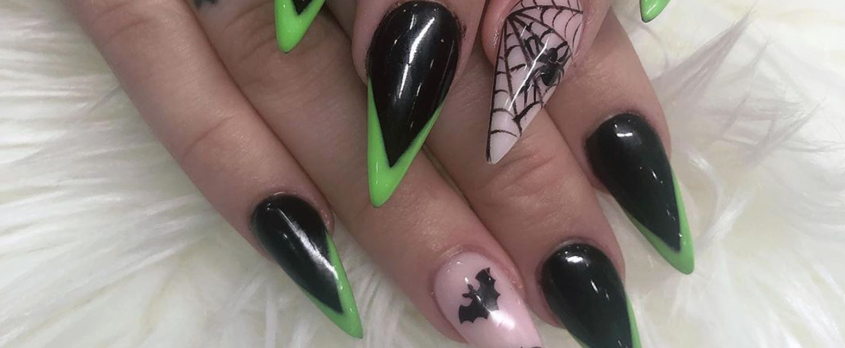 These Halloween Stiletto Nail Art Looks Are Equal Parts Spooky and Alluring