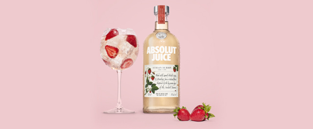 Absolut Juice Strawberry Edition Will Be Your Go-To Party Spritz*