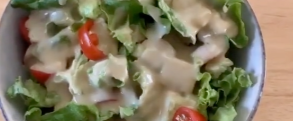 I Can't Wait to Try This 10-Second, 2-Ingredient Creamy Salad Dressing Hack From TikTok