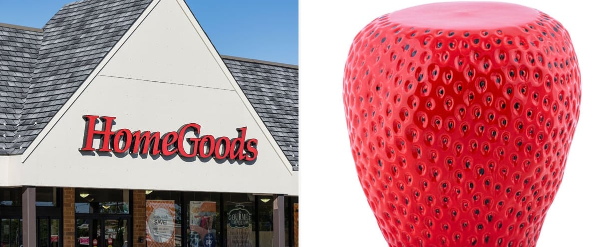 ICYMI, This Strawberry Stool From HomeGoods Is TikTok's Newest Obsession