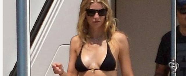 Gwyneth Paltrow Soaks Up the Sun in a Bikini in St.-Tropez