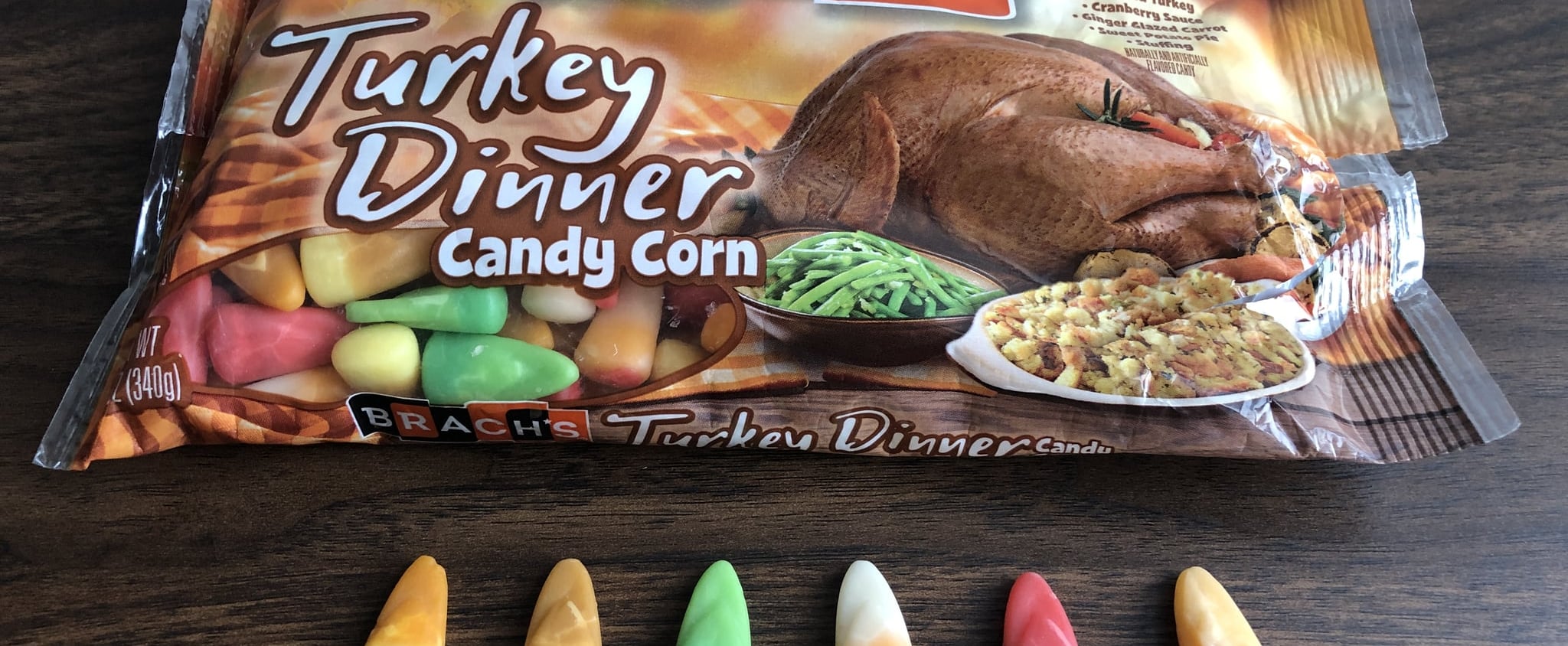 I Tried the New Brach's Turkey Dinner Candy Corn and (Barely) Lived to Tell the Tale