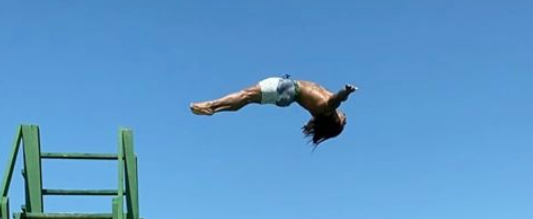 Simone Biles and Her Boyfriend Brought Their Double Backflips Along With Them on Vacation